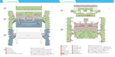 Taipei international aeroporto mapa